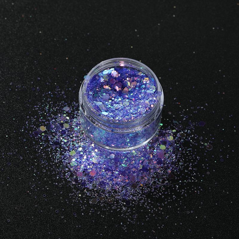 Colorful Mermaid Glitter Eyeshadow Loose Powder - DIY Handmade Laser Sequins