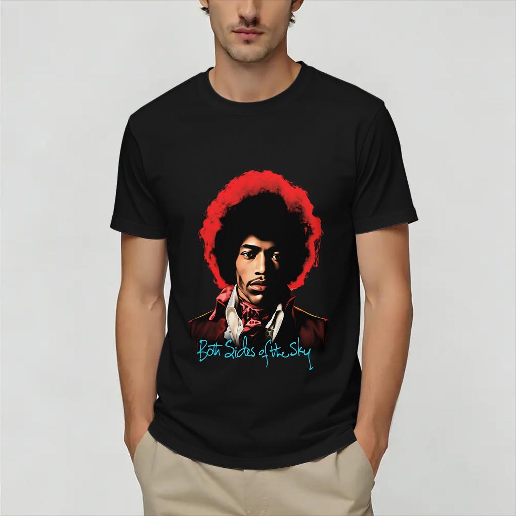 Funny Jimi Hendrixs TShirts Unisex O Neck Pure Cotton T Shirt Short Sleeve Tee Shirt Big Size Tops