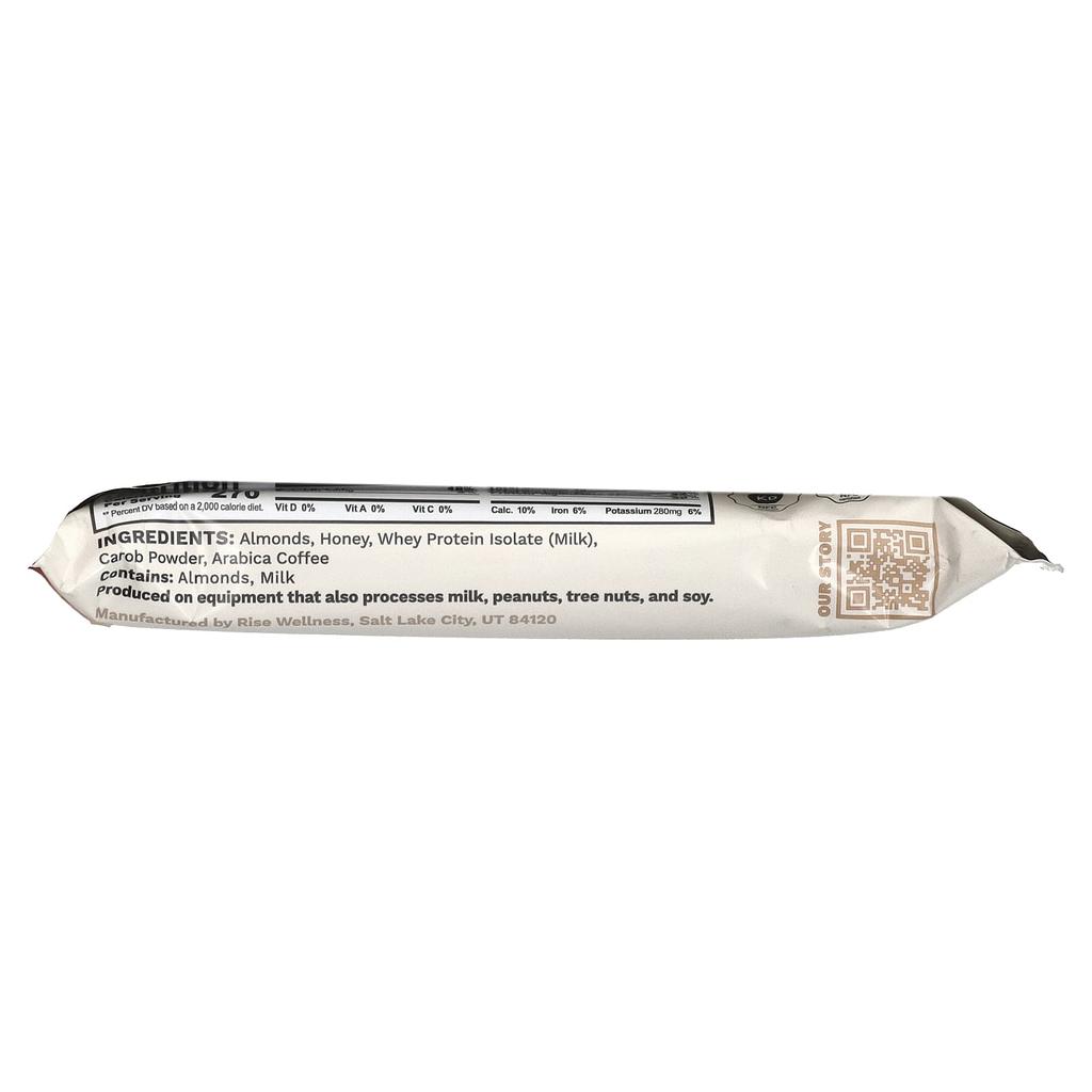 Rise Bar, protein bar, mocha almond, 60g (2.1oz)