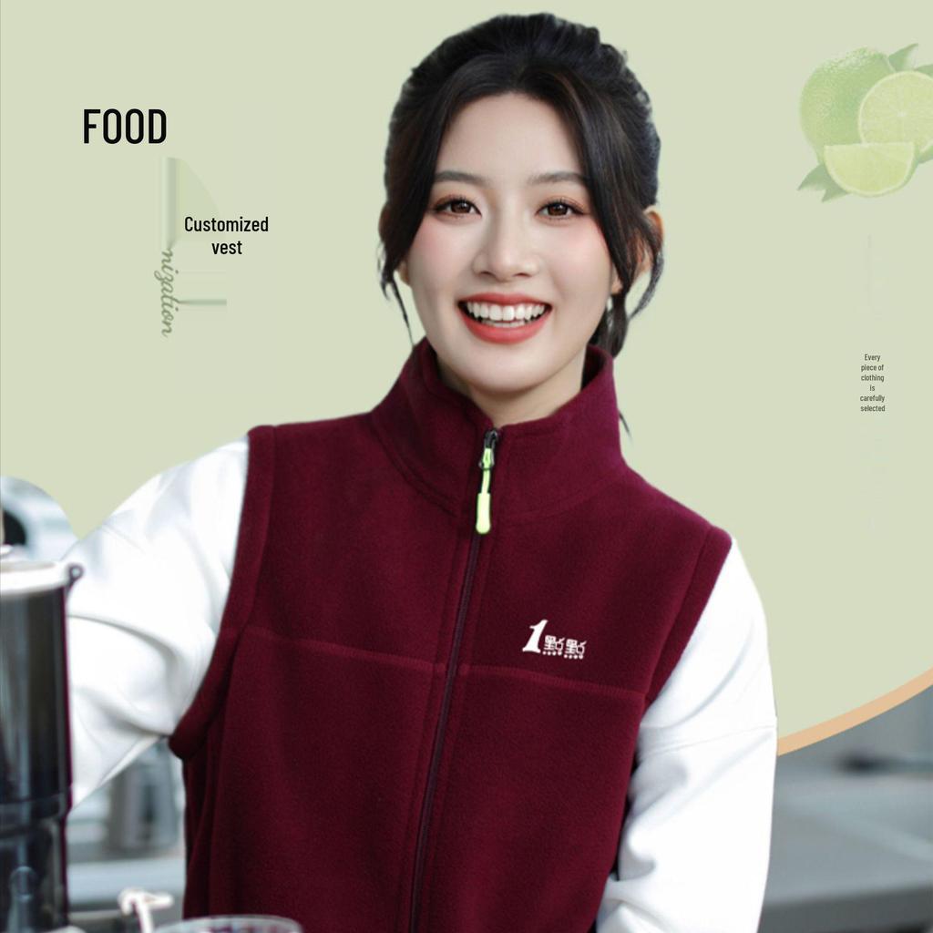 Custom Logo Multi-Pocket Durable Vest for Supermarket, Decoration, and Volunteer Workwear