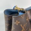 Louis Vuitton M43569 Monogram Neonoe Bucket type Shoulder Bag Brown x blue