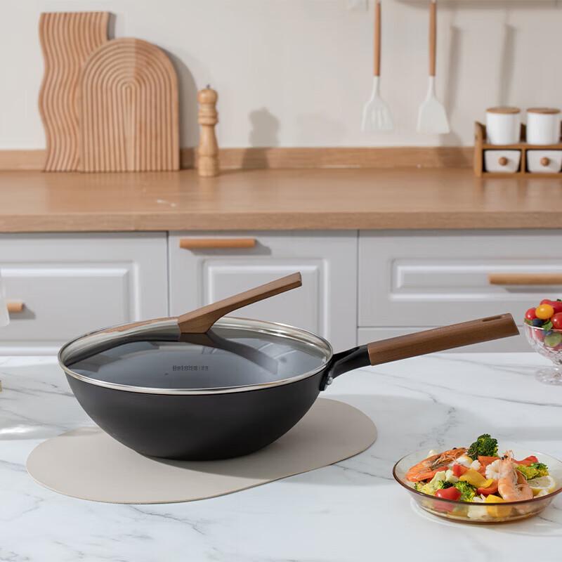 Baizao Fine Iron Uncoated Wok