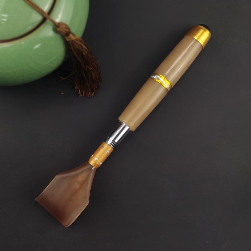 

Выдвижной магнитный скребок для спины и массажер для точек аккумуляции для пожилых людей - портативный, многофункциональный подарок Bulk кофейный