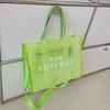 Bag Female, Large-capacity Transparent Holding Bag, Portable Messenger Jelly Bag, Export Beach Bag.
