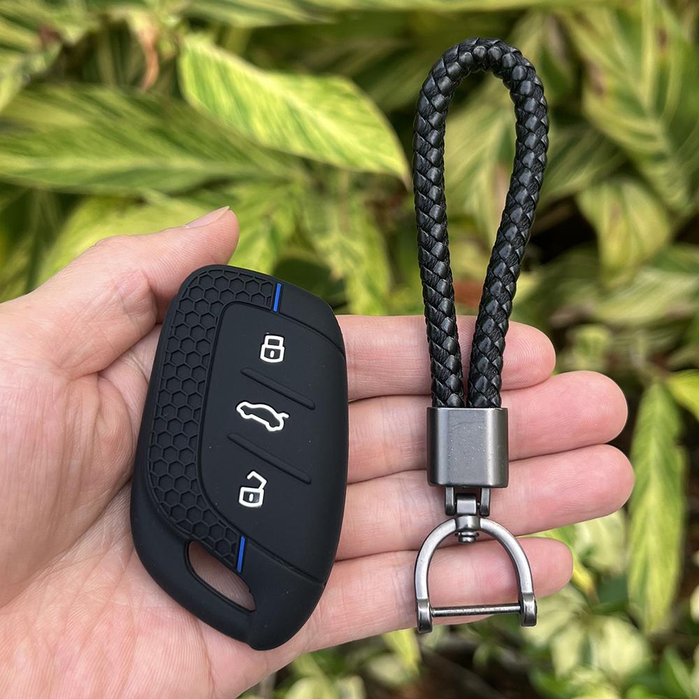 Rubber Key Case for MG 4 2023 Mg4 Ev MG HS GT ZS EV ZX MG5 MG6 Roewe RX3 RX5 RX8 ERX5 I6 I5 Silicone Car Remote Protector Cover