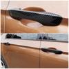For Volkswagen VW Tiguan 2017-2024 Door Handle Cover Decoration Carbon Fiber Color Modify Refit Chrome Trim Protection Sticker