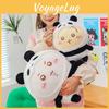 Adorable Panda Plush Toy Collection Soft And Cuddly Stuffed Bear Dolls In Blue Yellow And Pink