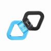 30KN Climbing Yoga Swivel Safety Rotational Device Rotator Multi function Connector(blue&black)