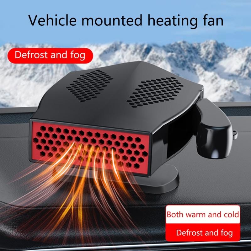 Car Demister Defroster Warm Air Blower Electric Window Heating Dryer Fan Heater