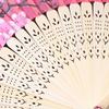 Art Craft Chinese Style Dance Hand Held Silk Fan Hand Held Flower Fan Folding Fan Photo Prop Tool