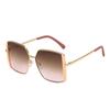 Fashion Lady Oversize Square Sunglasses Women Glasses Luxurious Sun Glasses Female UV400