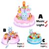 Bambini Dolcetti Torta Finta Giocattoli Cucina Simulati Plastica Taglio Cibo Oggetto Giocattolo Bambini Riconoscimento Oggetti Ragazzi Ragazza Regalo di Compleanno