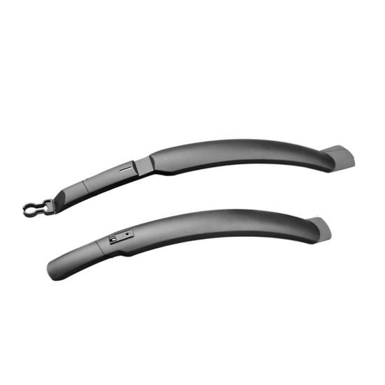 Extended Mountain Bike Front Rear Fender Mudguard Blocking Bicycle Accessories чёрный