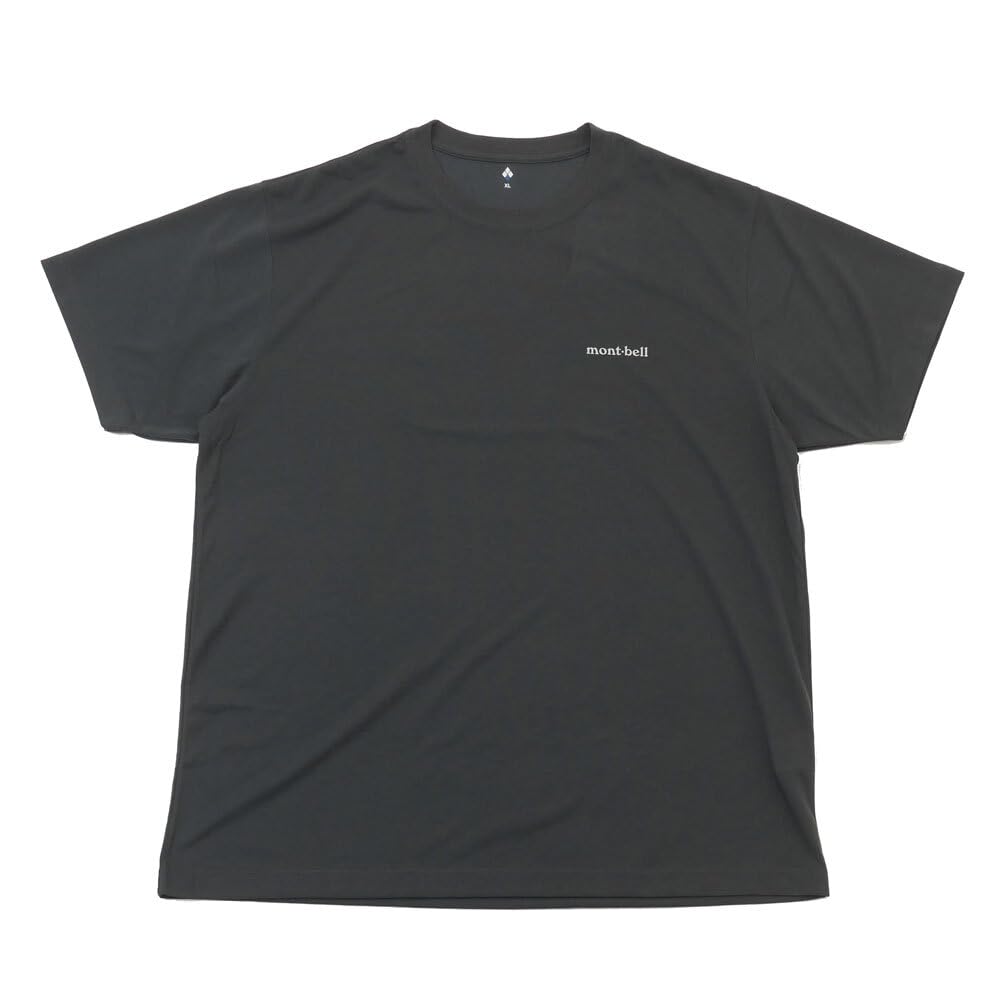 montbell t-shirt short sleeve 1114686 xl dark gray