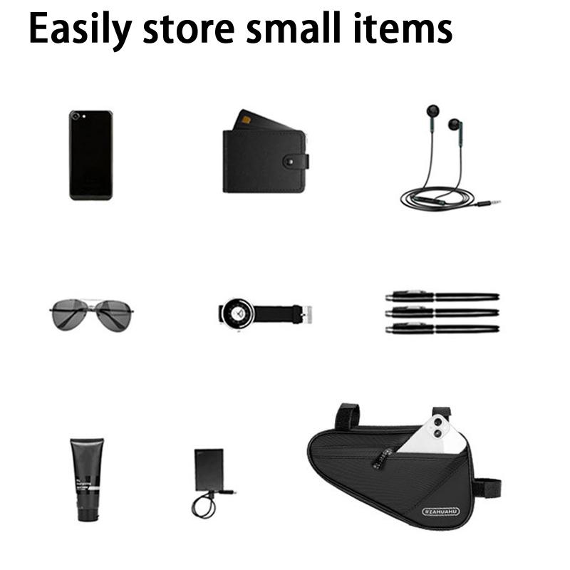 Tasche Fahrrad Dreieck Rahmen Tasche Fahrrad Rahmen Dreieck Tasche Vordere Lenker Tasche Rahmen Dreieck Aufbewahrungstasche
