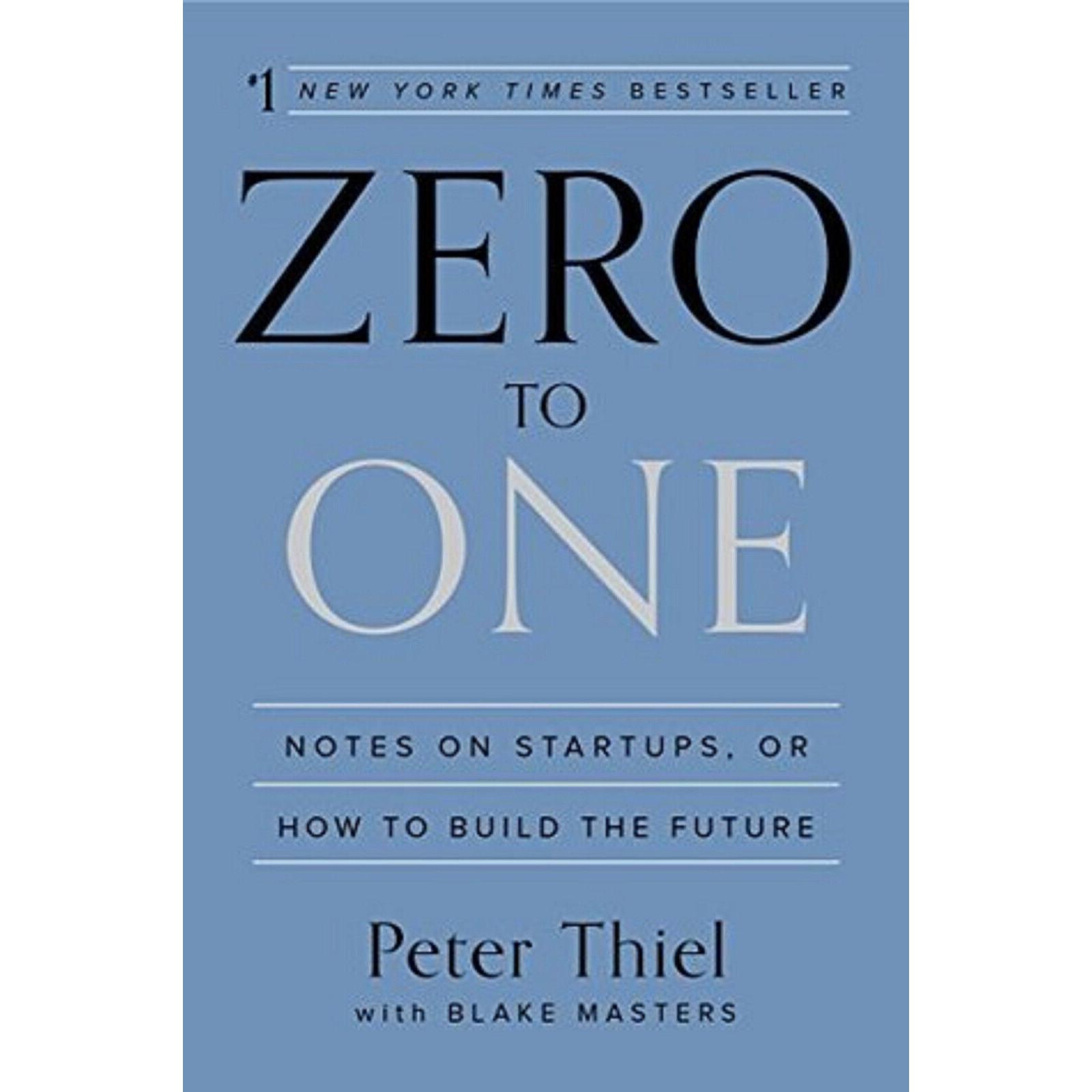 

Zero To One How To Build The Future Papaback
