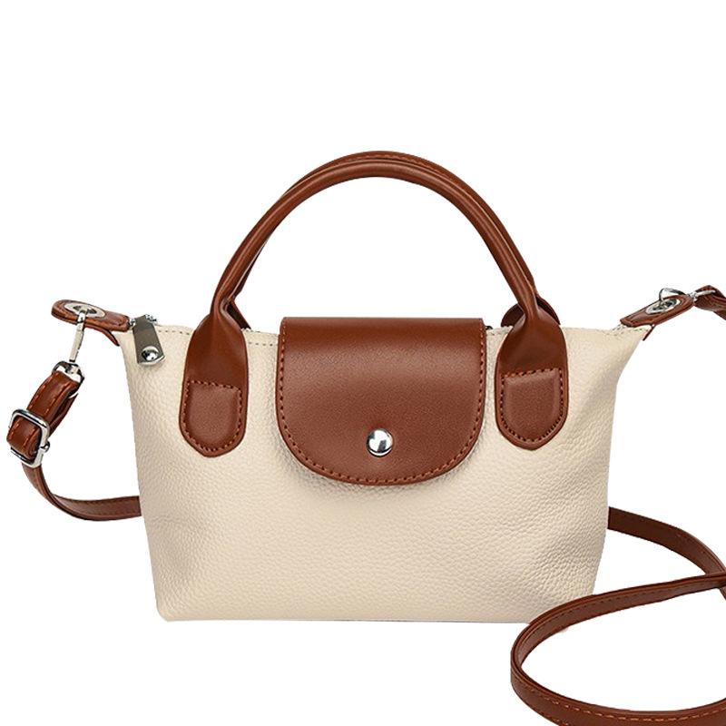 Women's 2025 new fashionable contrasting color portable small square bag trendy versatile shoulder messenger large capacity bag