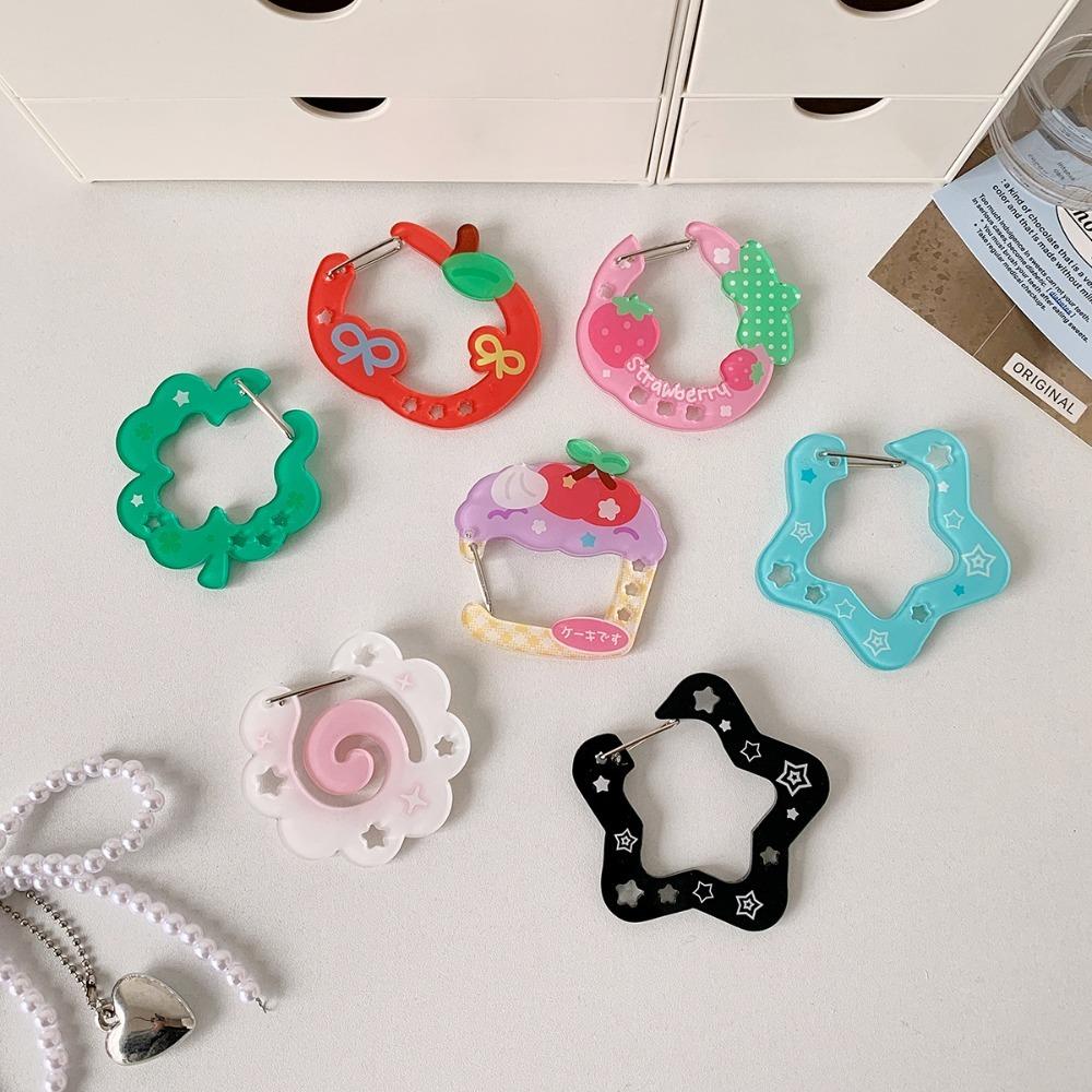 

Mountaineering Buckle Y2K Acrylic Pendant Decorative Accessories Cute Fruit Keyring Shopping StyleG