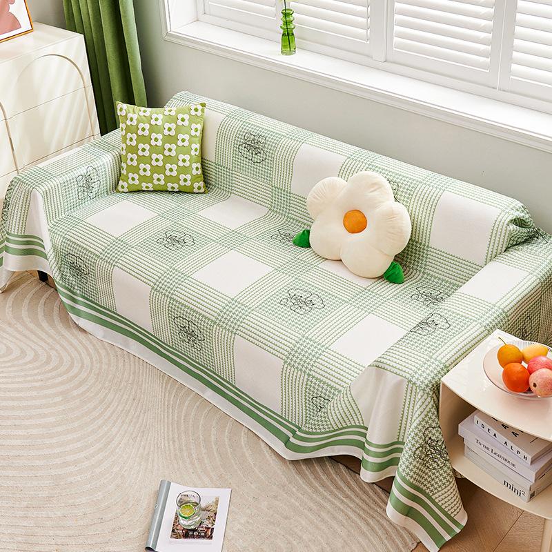 

Прохладный ледяной шелковый чехол для дивана, универсальный универсальный чехол, летняя подушка для дивана, летнее полотенце с полным покрытием, не царапающееся 180*130cm