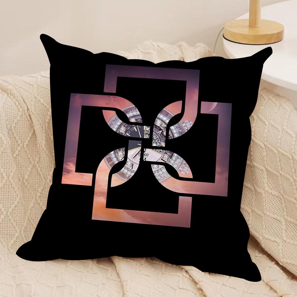 Male Singer Duki Cushion Cover Silky Short Plush DoubleSided Printed Pillow Case for Sofa All Seasons Home Decor Gift