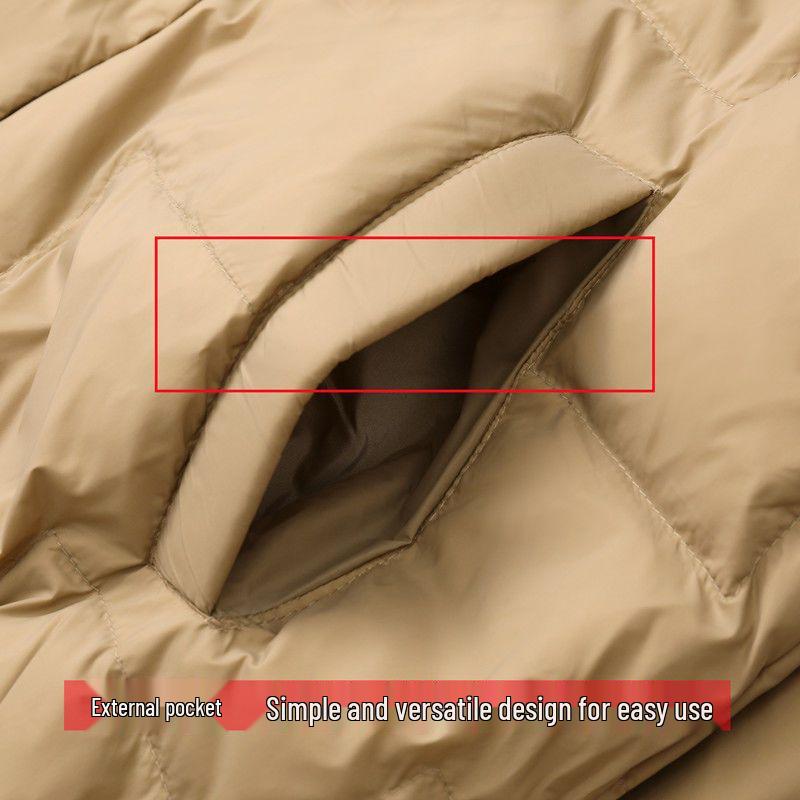 Women's Lightweight Ultra-Light Down Jacket - Short, Plus Size, Casual Trendy Outerwear for Autumn and Winter