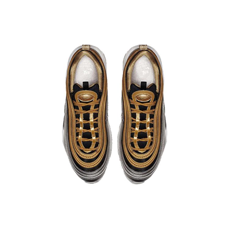 New Nike Air Max 97 Metallic Gold Black Women's AQ4137-700