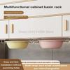 1-5Pcs Kitchen Sink Sponge Rack Drain Storage Holder Self Adhesive Stainless Steel Wire Ba Il Rag Brush Organizer Wall Hooks