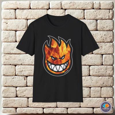 Spitfire Bighead Flame Face Unisex T-Shirt
