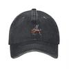 Dragon Rider Embroidered Washed Canvas Baseball Cap Classic Fit Adjustable Hat for Unisex and Women