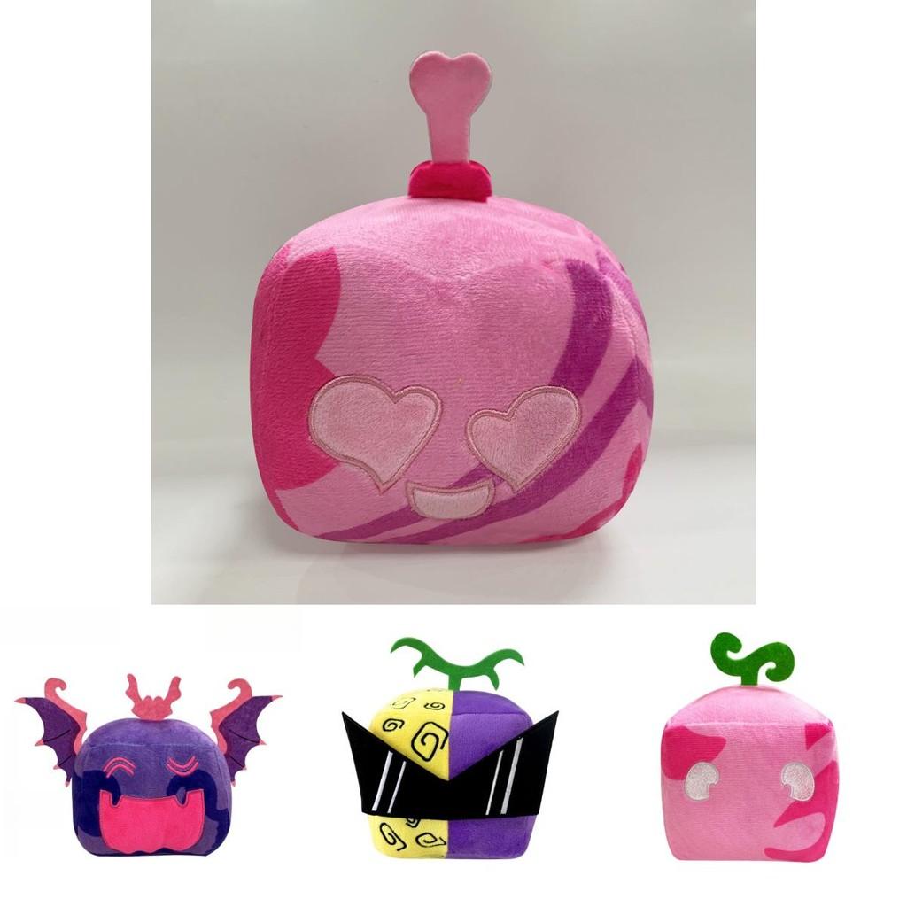 Cross-border New Arrival Blox Fruits Plush Toy In Purple Box Short Plush Stuffed Animal Doll