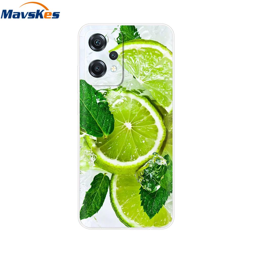 For OnePlus Nord CE 2 Lite 5G Case Cover for OnePlus Nord 2T Marble Transparent Soft Clear Silicone Phone Cases Funda Bumper
