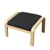 Jacquard Poang Chair Footstool Cover Washable Dustproof Solid Chair Pad Slipcover Non‑Slip Chair Protector For Living