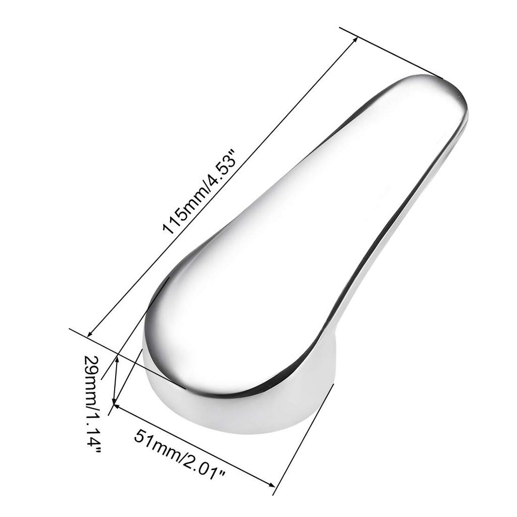 uxcell Faucet Lever Single Lever Replacement 40mm Cartridge Handle, Handle, Metal,