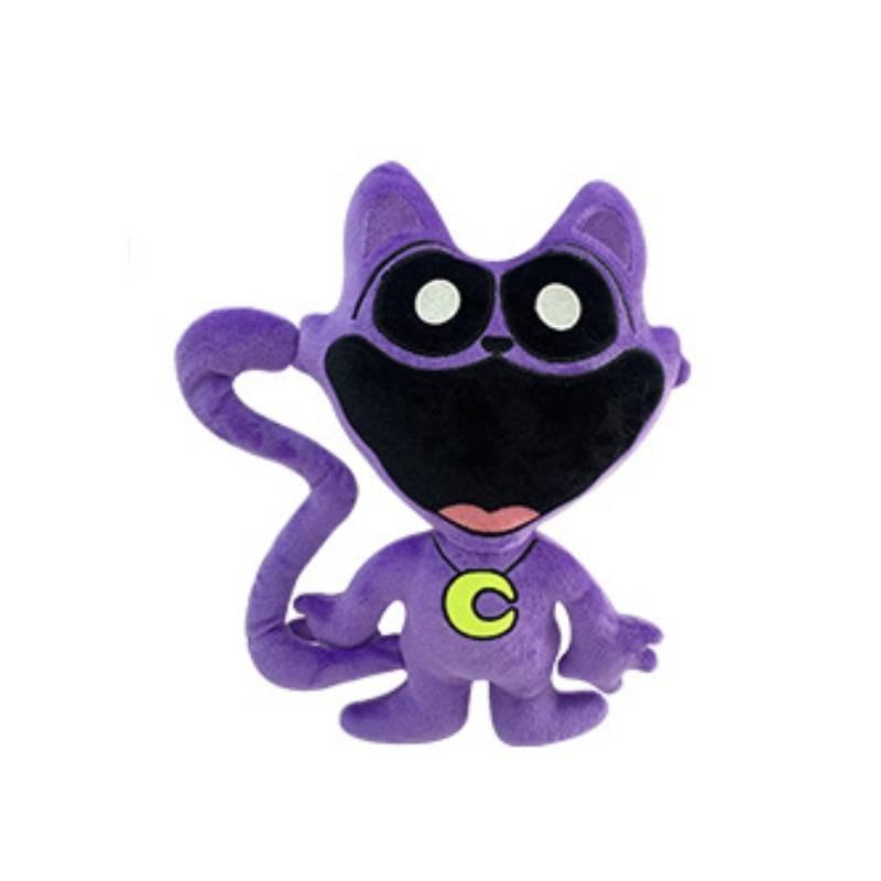 Smiling Critters Lila Katze Monster Plüschtier Im Furchteinflößenden Spielstil 30cm