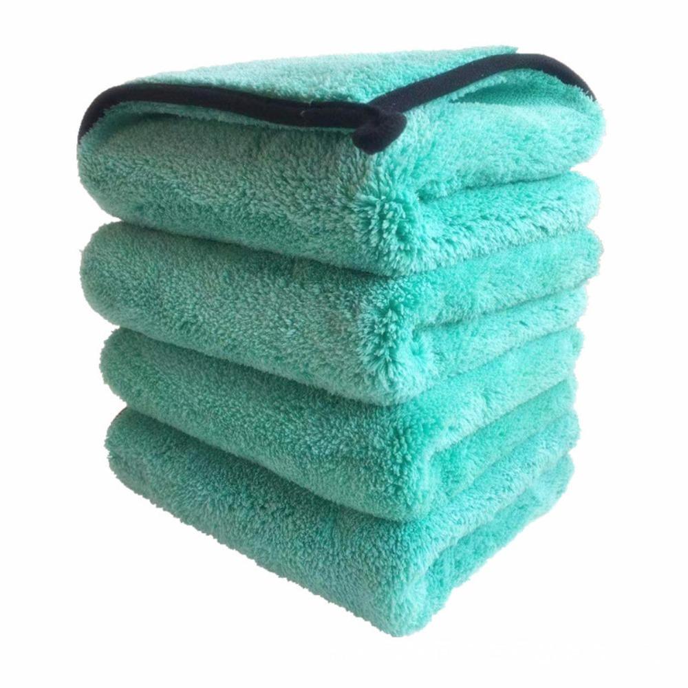 1 pz 1400GSM Coral Fleece Deluxe Car Wash Microfibra Asciugamano Peluche Pulizia Asciugatura Panno Cura Auto Dettaglio Lucidatura