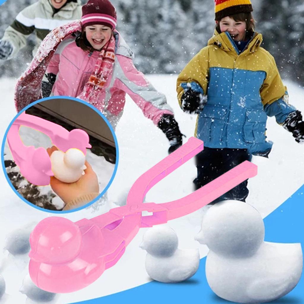 Výrobník sněhových koulí Výrobník klipů ve tvaru sněhu Sand Tool Winter Kids 4PC