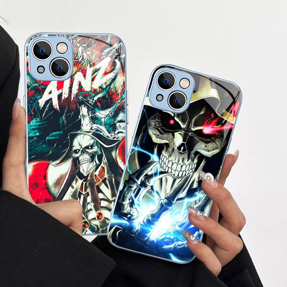 Overlord Phone Case For iPhone 14 13 12 Mini 11 Pro XS Max X XR 14 Plus Tempered Glass Cover