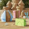 1Pcs Three-Piece Castle Molds For Outdoor Beach Sand Suitable For Playing With Sand And Having Fun On The Seaside Beach