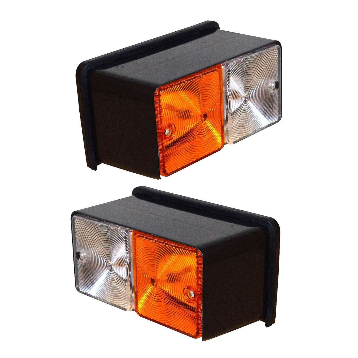 

Front Combination Light Set for Case IH, Fiat, Ford, New Holland 10 Series | 5172682, 81844435, D3NN13201B | 12V Side & Indicator Lamp Assembly червоний/бурштин