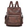 Spring Large-capacity Retro Casual Backpack Color-blocking Backpack