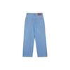 MLB New York Yankees SS24 Besticktes Logo Lockere Gerade Jeans Damen Jeans Hellblau 3FDPB0341-50BLL
