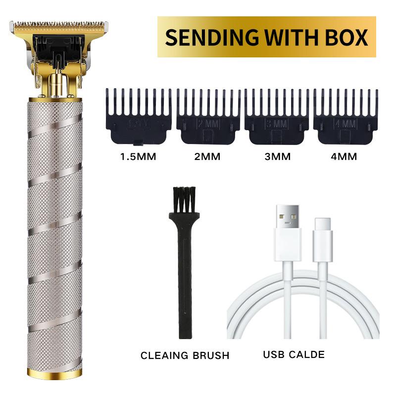 2024 USB T9 Hair Clipper Barber Professional Electric Hair Trimmer Shaver Trimmer Beard 0mm Men Hair Cutting Machine for Men