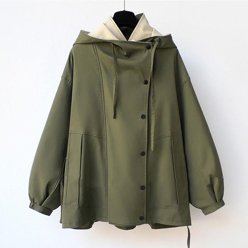 Spring Autumn Women's Jacket Fashion New Korean Fashion Casual Windbreaker Female Wild Loose Ladies Outerwear Tops