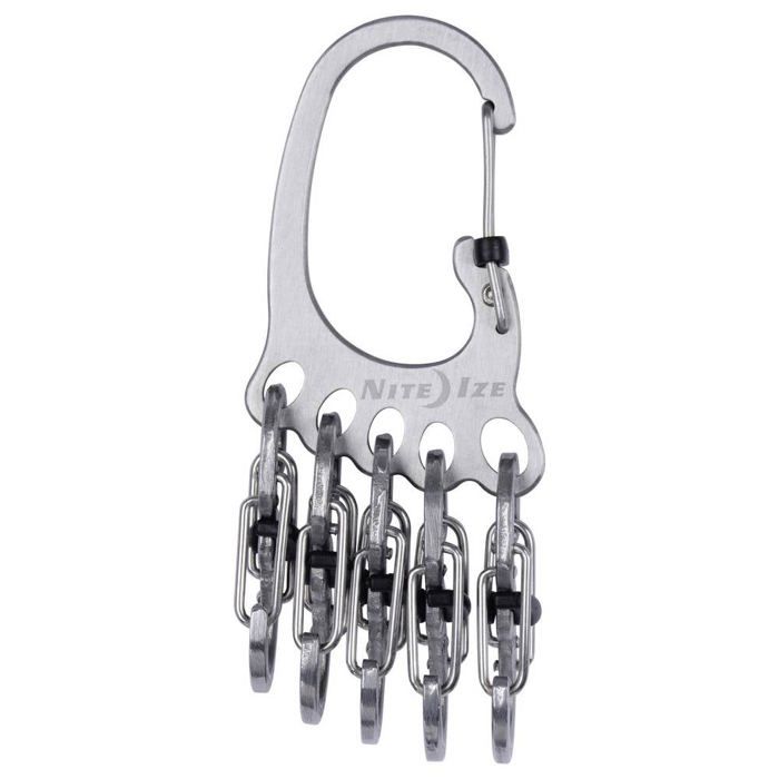 Mousqueton pour clé nite ize klkbf-11-r6 acier inoxydable 1 pc(s)