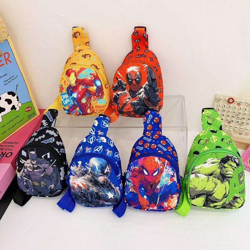 Children's Bag - Cartoon Pattern - Boy's Single Shoulder Crossbody Backpack - Fashionable and Lightweight Bag
