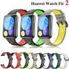 Silicone Strap For Huawei Watch FIT 2 Band Smartwatch Wrist Loop Watchband Sport Breathable Bracelet Fit2 Correa Accessories