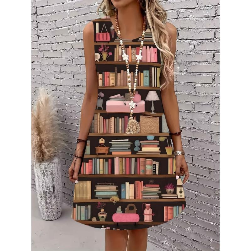 Новое повседневное платье без рукавов S