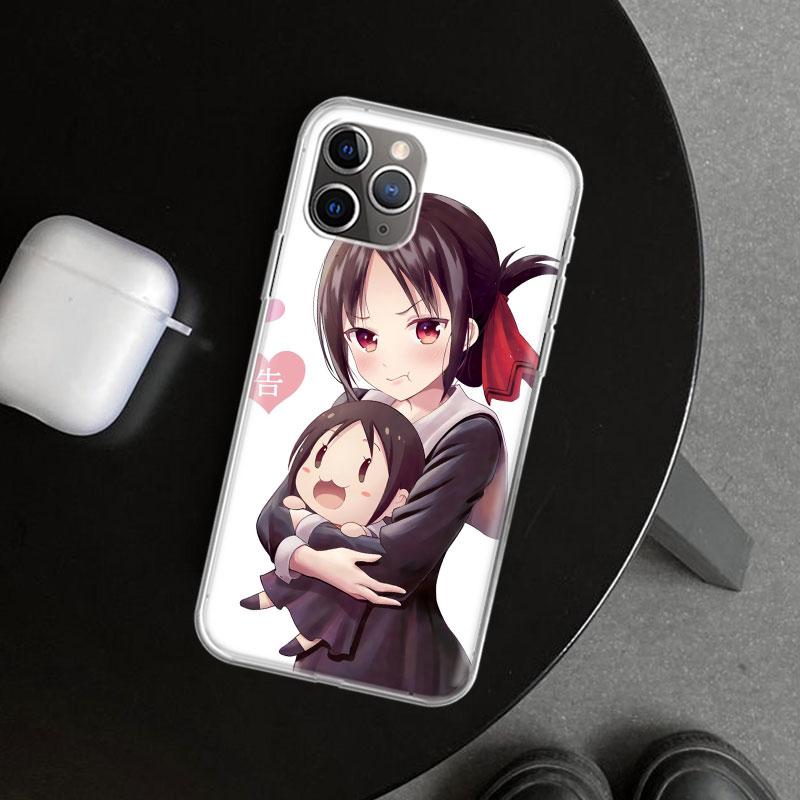 Kaguya Sama Shinomiya Phone Case Cover for iPhone 11 12 13 Mini 14 15 Plus 16 Pro Max 17 Air 7 8 + SE Art Customized Fundas 11 1