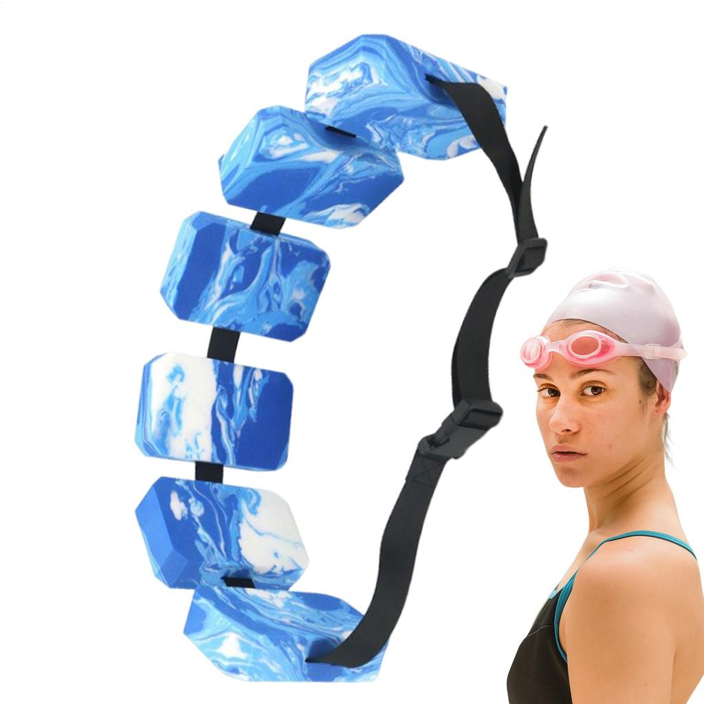Swimming Float Belt EVA Water Aerobics Belt Adjustable Back Float Board Waistband Swim Buoyancy Aid Water Sports Training Belt