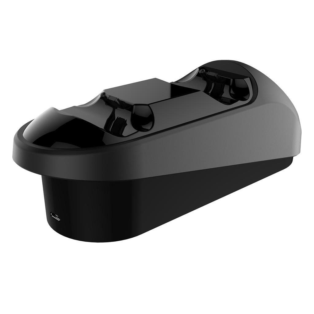 Dual Charging Station PG-9180,Safe Charging for PS4 Controllers with Overcurrent/Short-Circuit Protection & LED Indicators